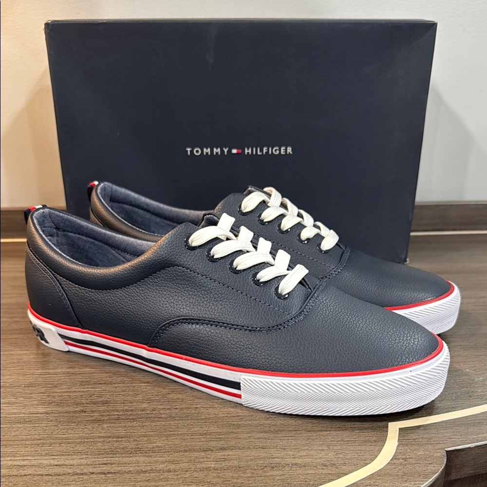 Tommy Hilfiger Men's Navy Sneakers Paines Navy Size 12
